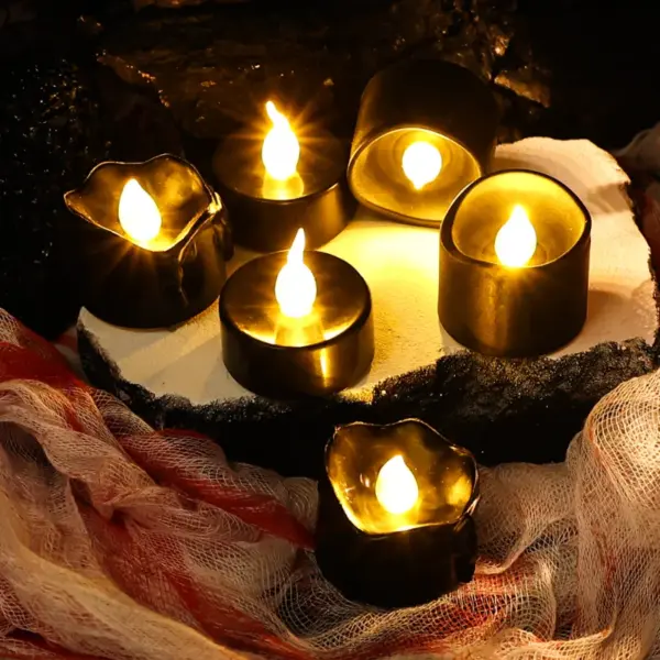Black LED Flameless Candle