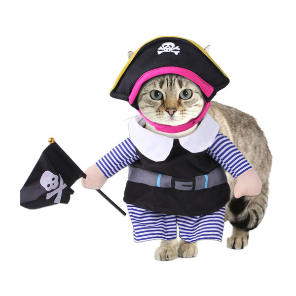 Halloween & Christmas Pet Pirate Costume