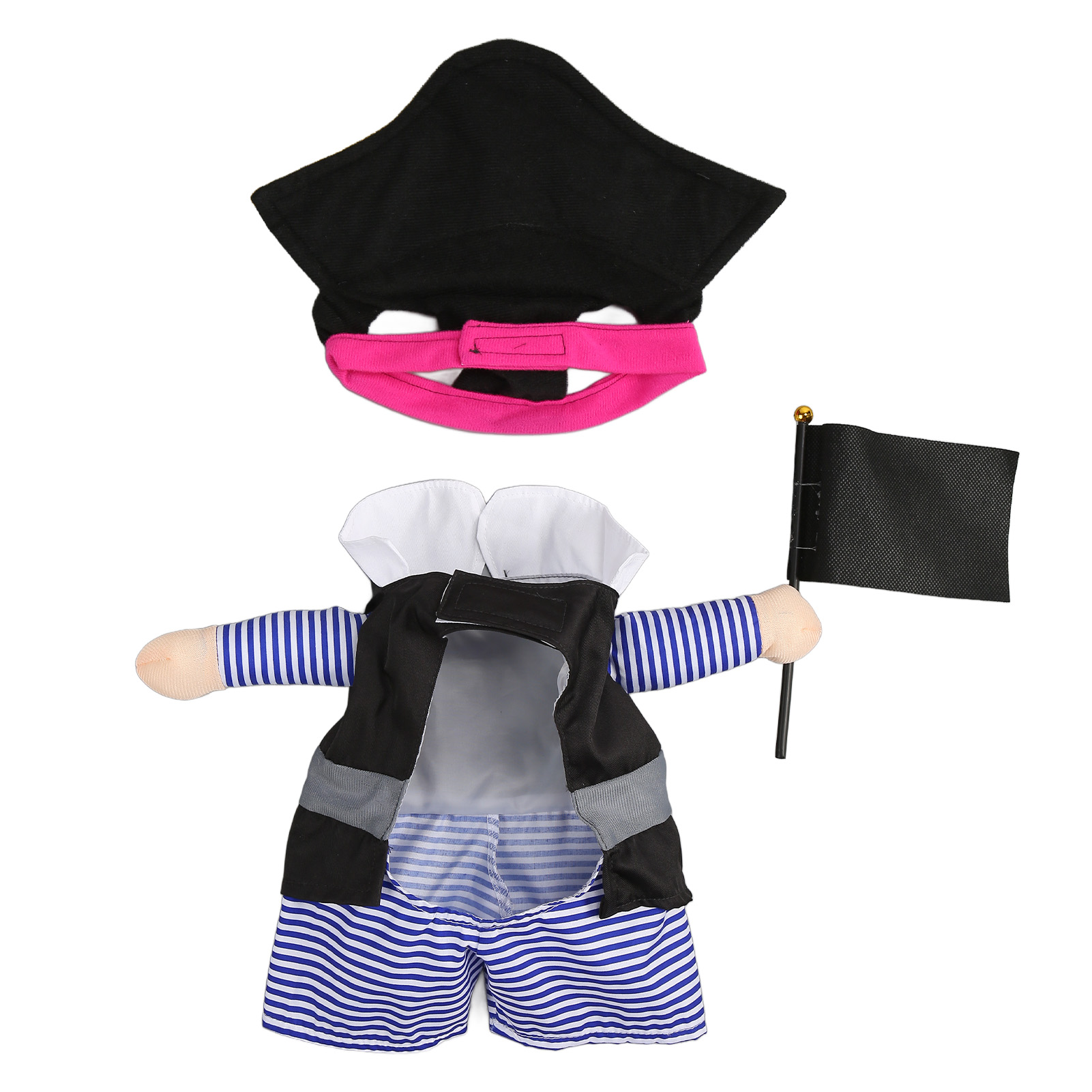 Halloween & Christmas Pet Pirate Costume - Image 5