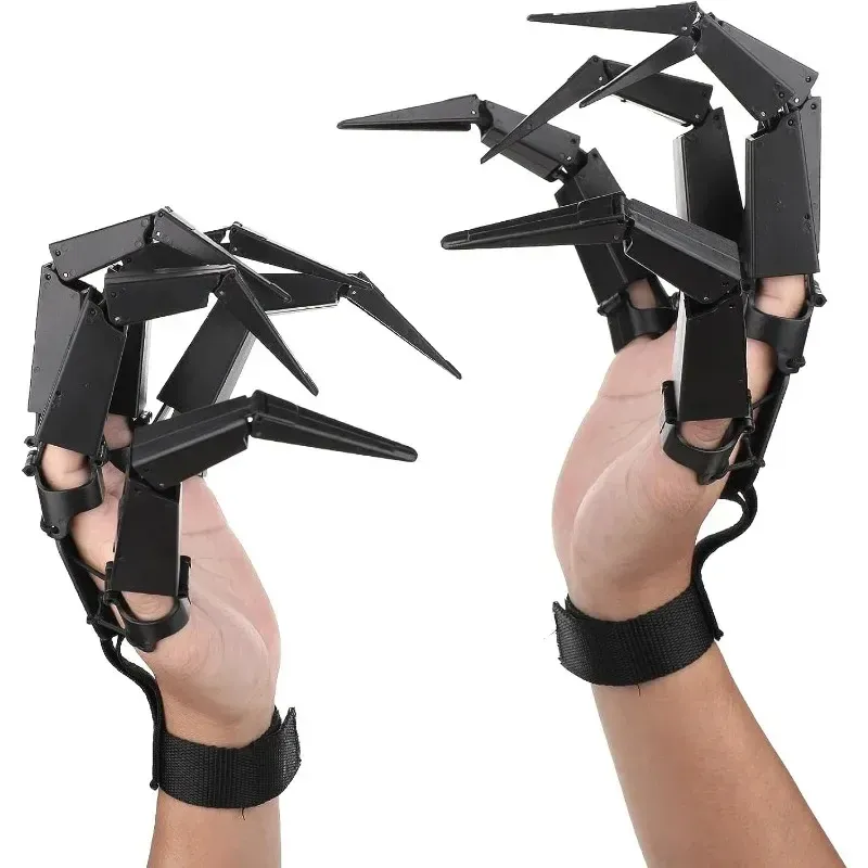 Realistic Skeleton Claw Gloves - Articulated Halloween Finger Props - Image 3
