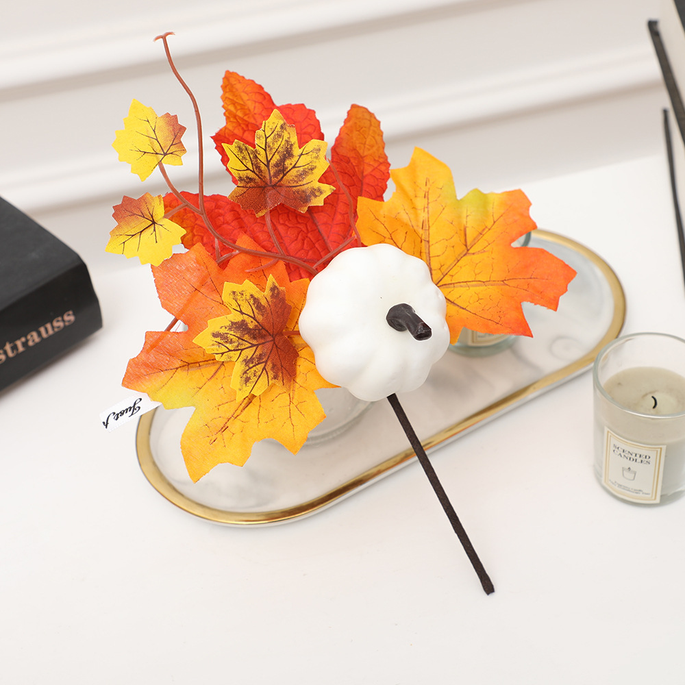 Tilted White Pumpkin