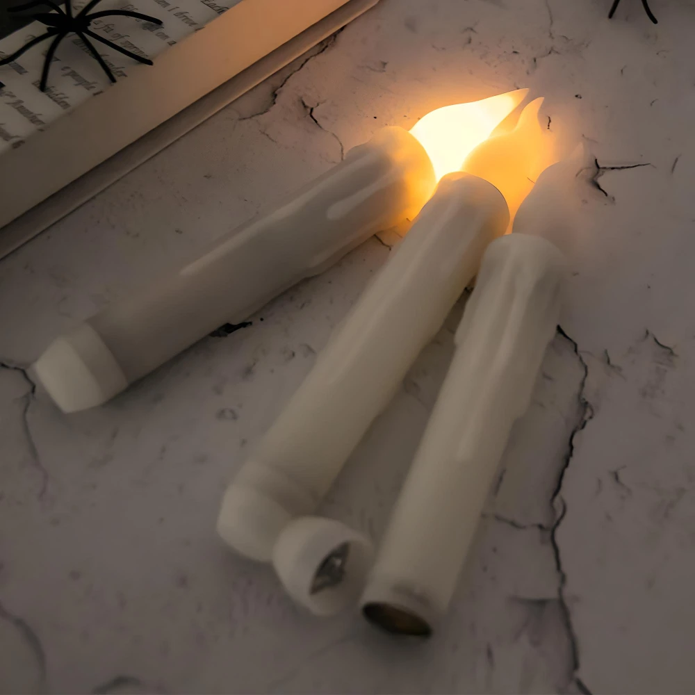 12pcs Floating Flameless LED Taper Candles - Image 5
