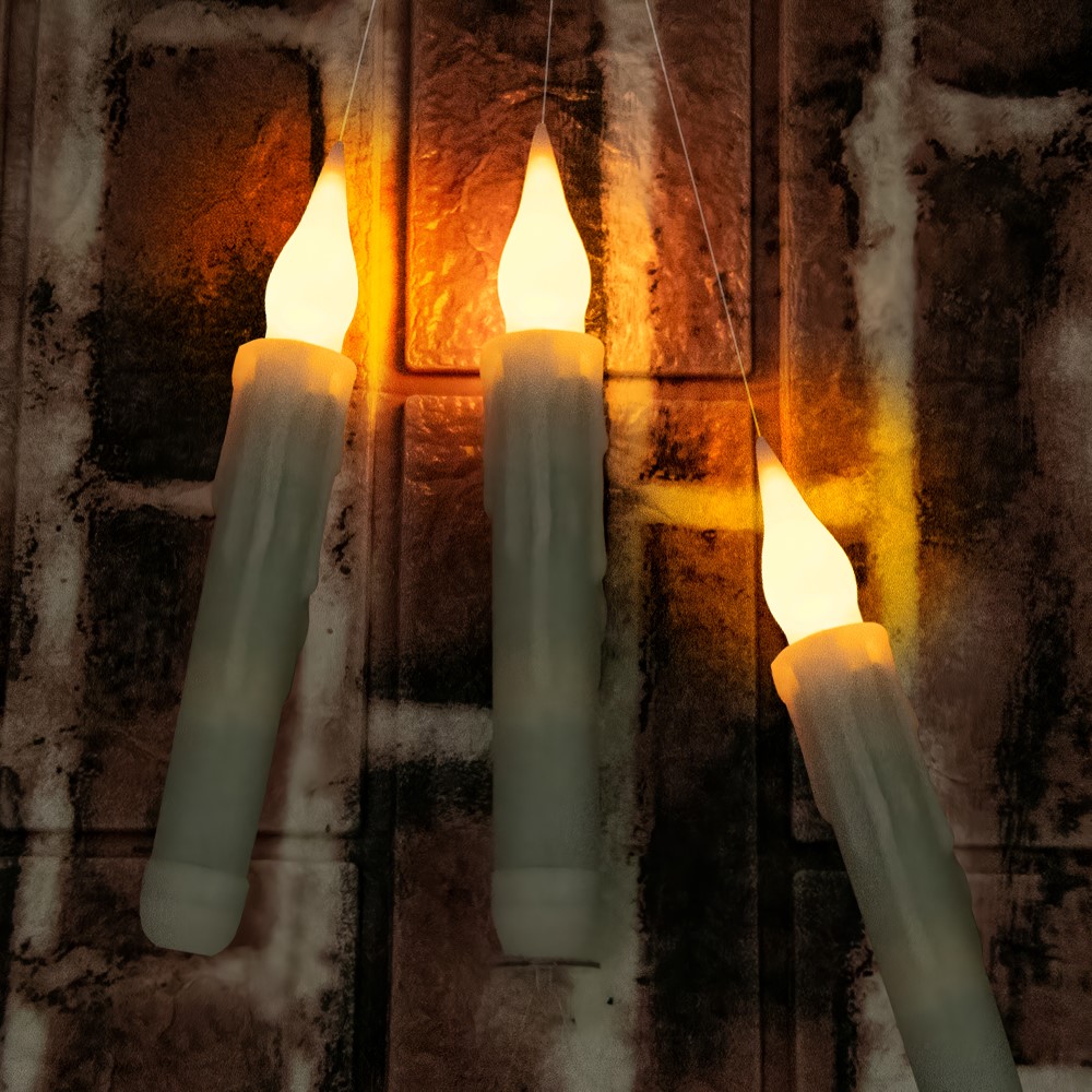 12pcs Floating Flameless LED Taper Candles - Image 4
