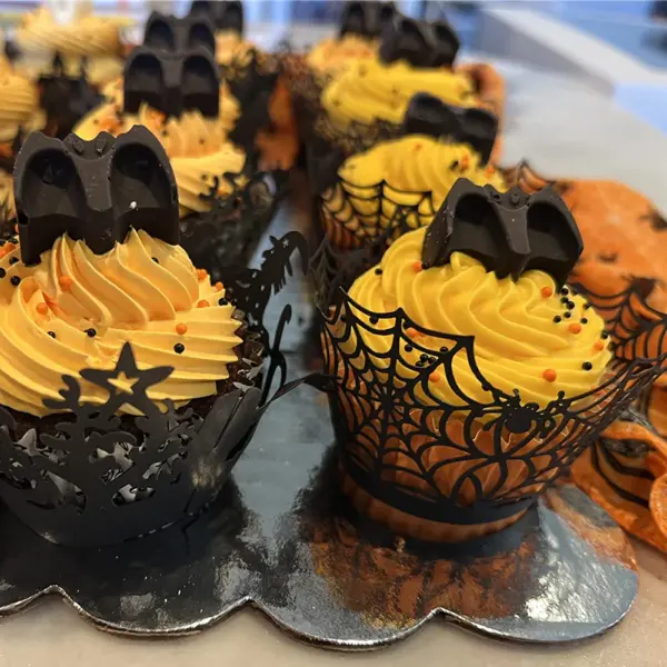 Spiderweb Laser Cut Halloween Cupcake Wrappers