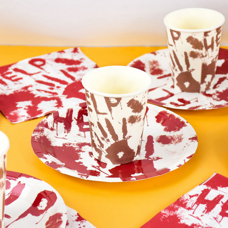 Halloween Party Disposable Tableware Set - Image 3