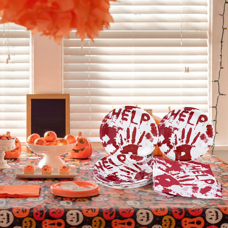Halloween Party Disposable Tableware Set - Image 4