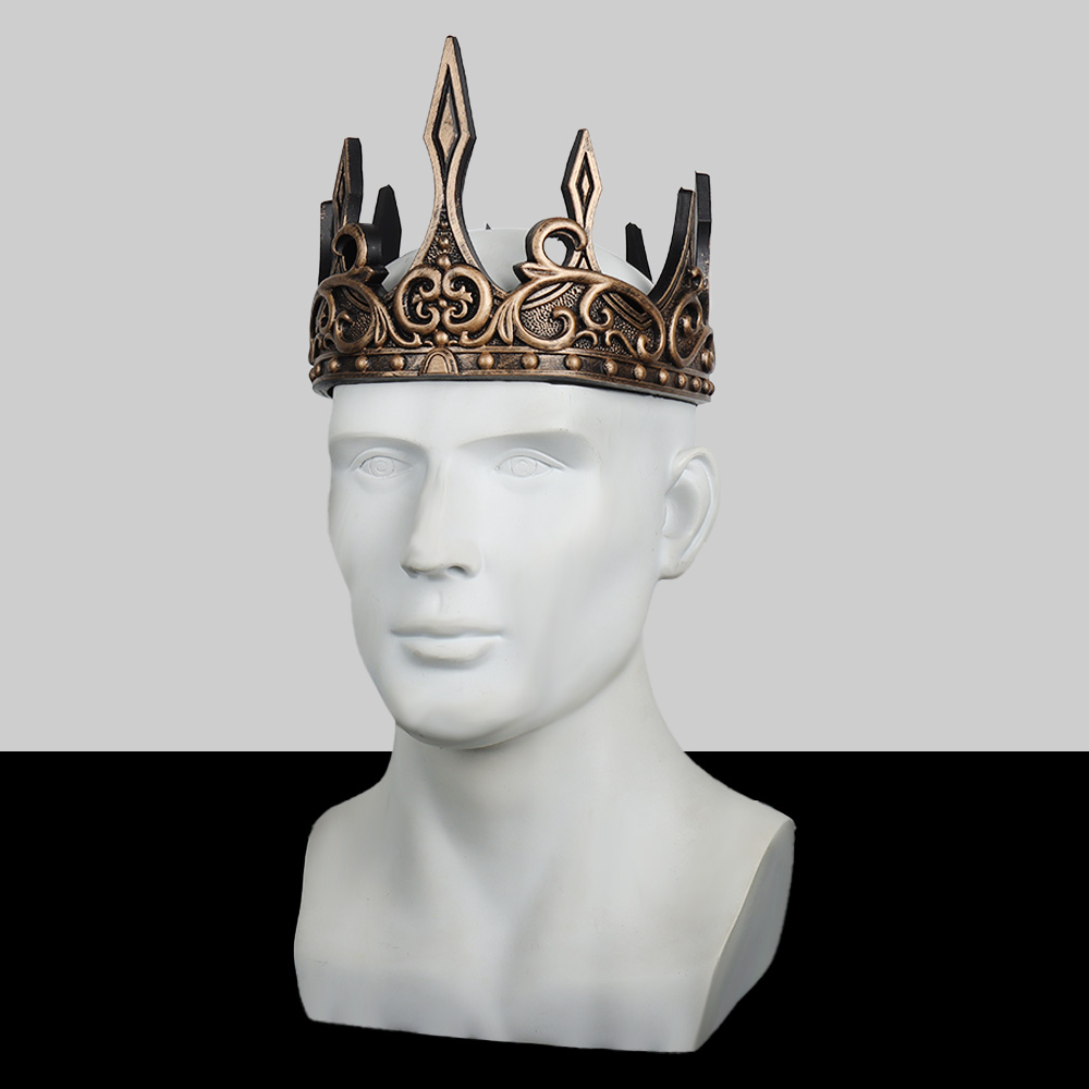 Medieval King Crown Headpiece for Cosplay, Halloween & Party - Image 2