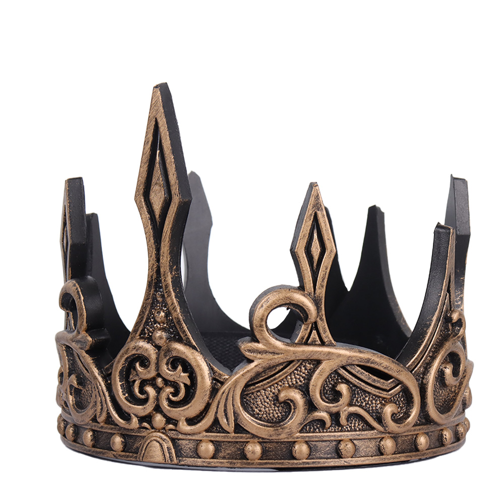 Medieval King Crown Headpiece for Cosplay, Halloween & Party - Image 3
