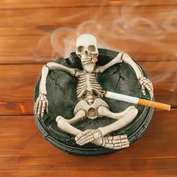 Skull Resin Ashtray