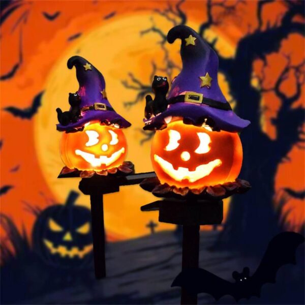 Solar Powered Halloween Pumpkin Lights