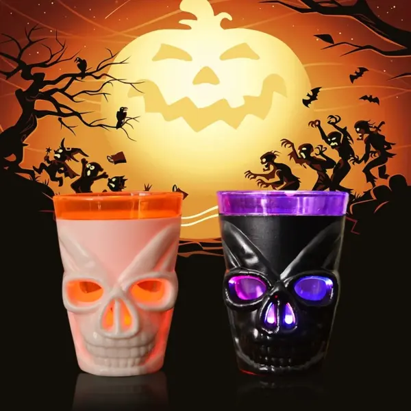 LED Skull Head Wine Glass