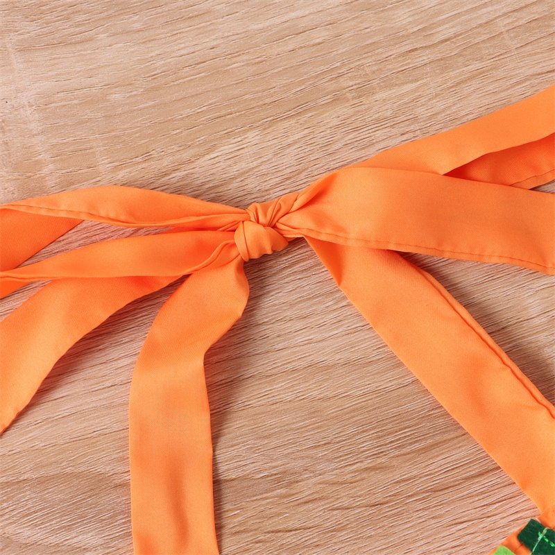 Infant Baby Girls Halloween Pumpkin Romper Dress - Image 4