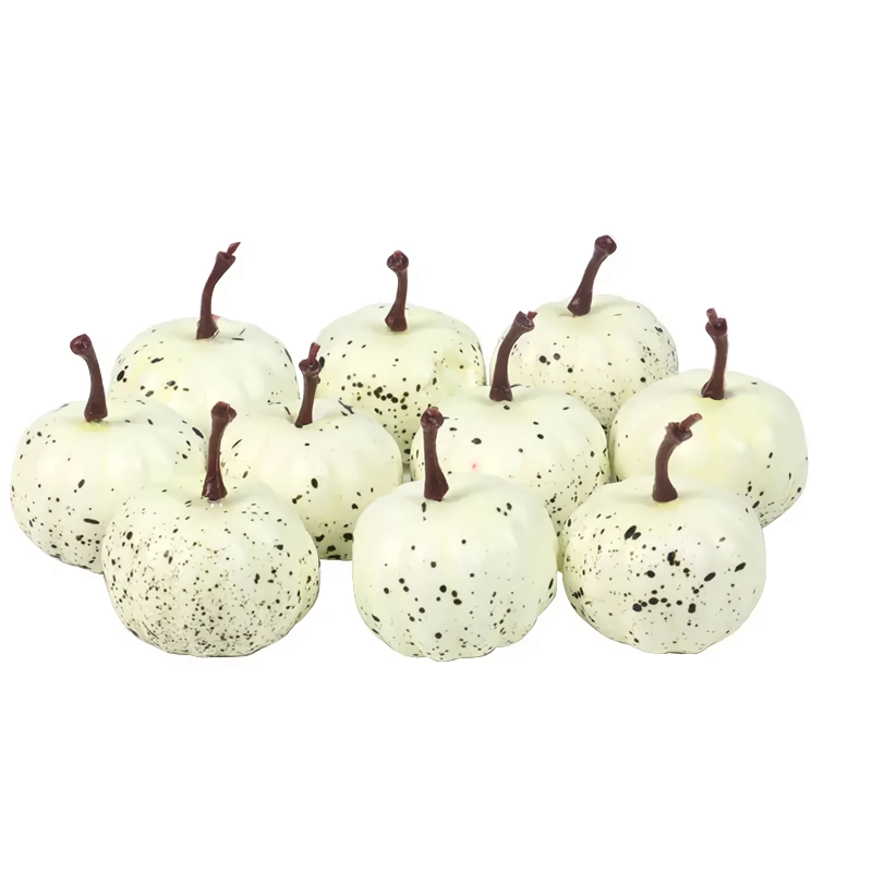 10pcs White Pumpkins