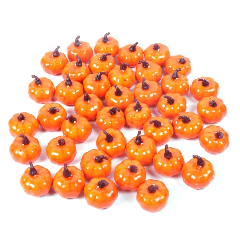 10pcs Orange Pumpkins