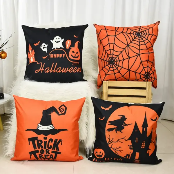 4-Piece Halloween Pillowcase Set