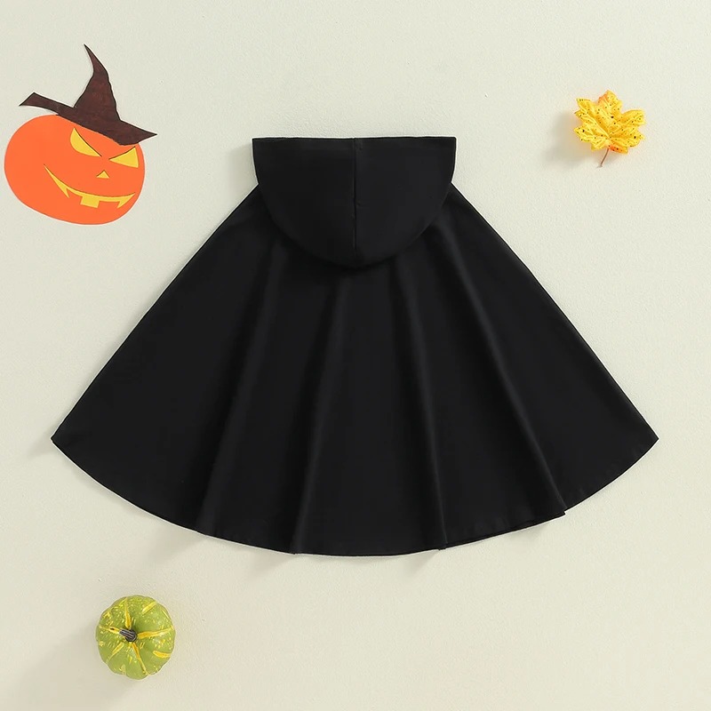 Kids Halloween Ghost Face Cloak - Image 3
