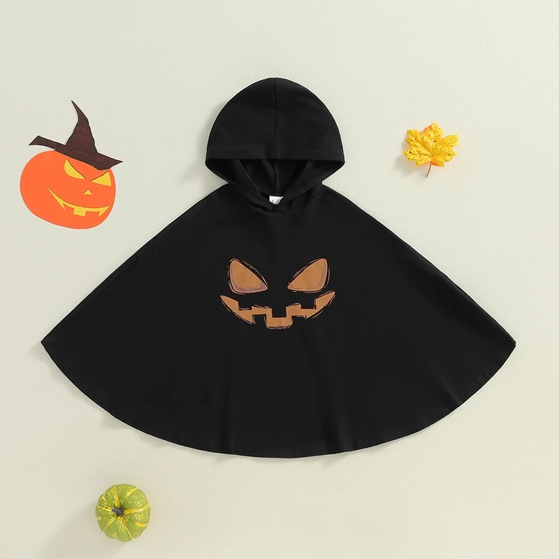 Kids Halloween Ghost Face Cloak - Image 2