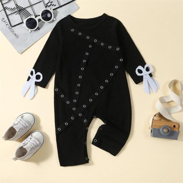 Toddler Romper with Scissor Decor