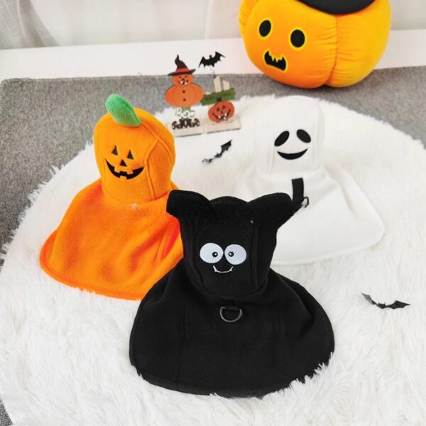 Pet Halloween Pumpkin Coat