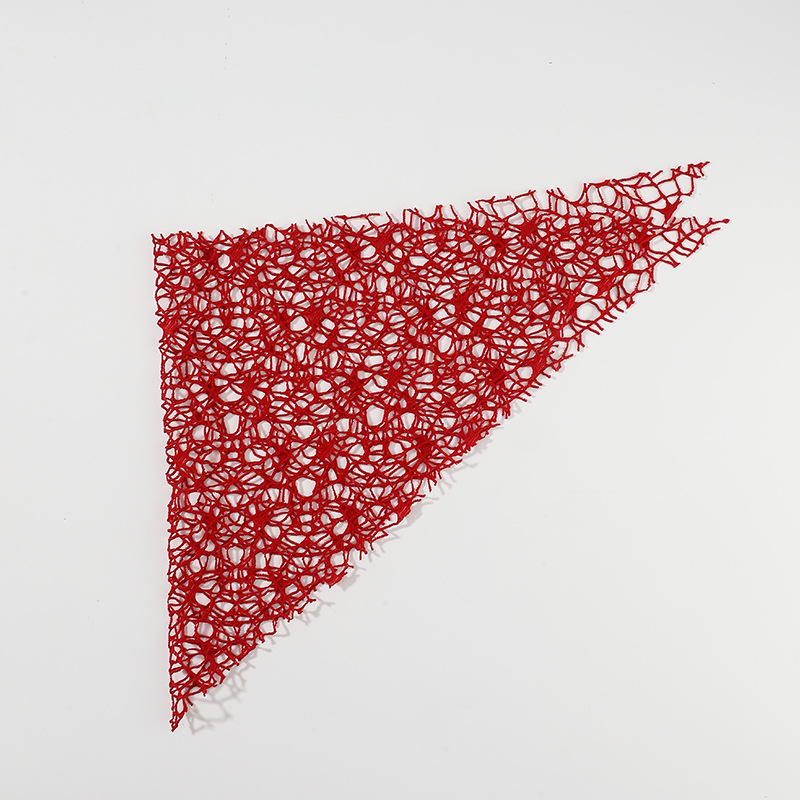 Red Drool Bib