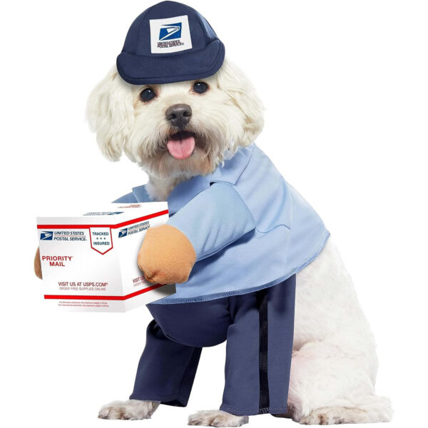 Halloween and Christmas Dog Mail Carrier Costume