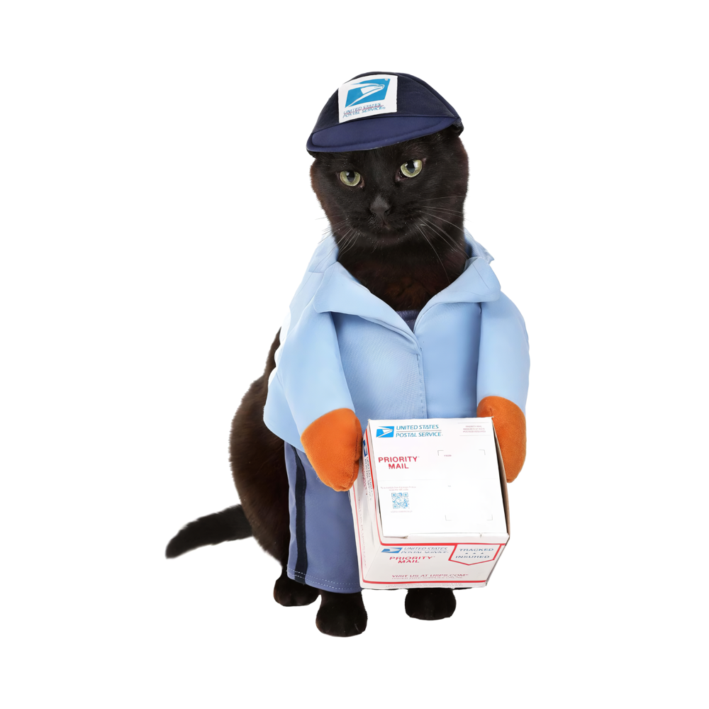 Halloween and Christmas Dog Mail Carrier Costume - Image 6