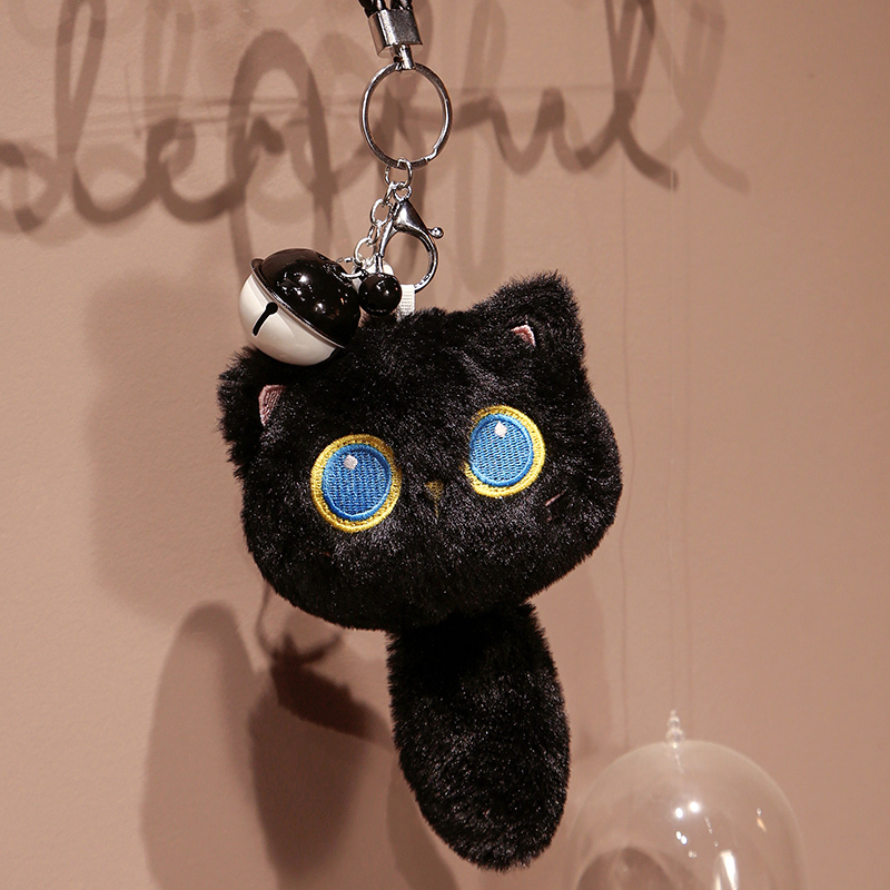 Kawaii Black Cat Plush Pillow - Image 6