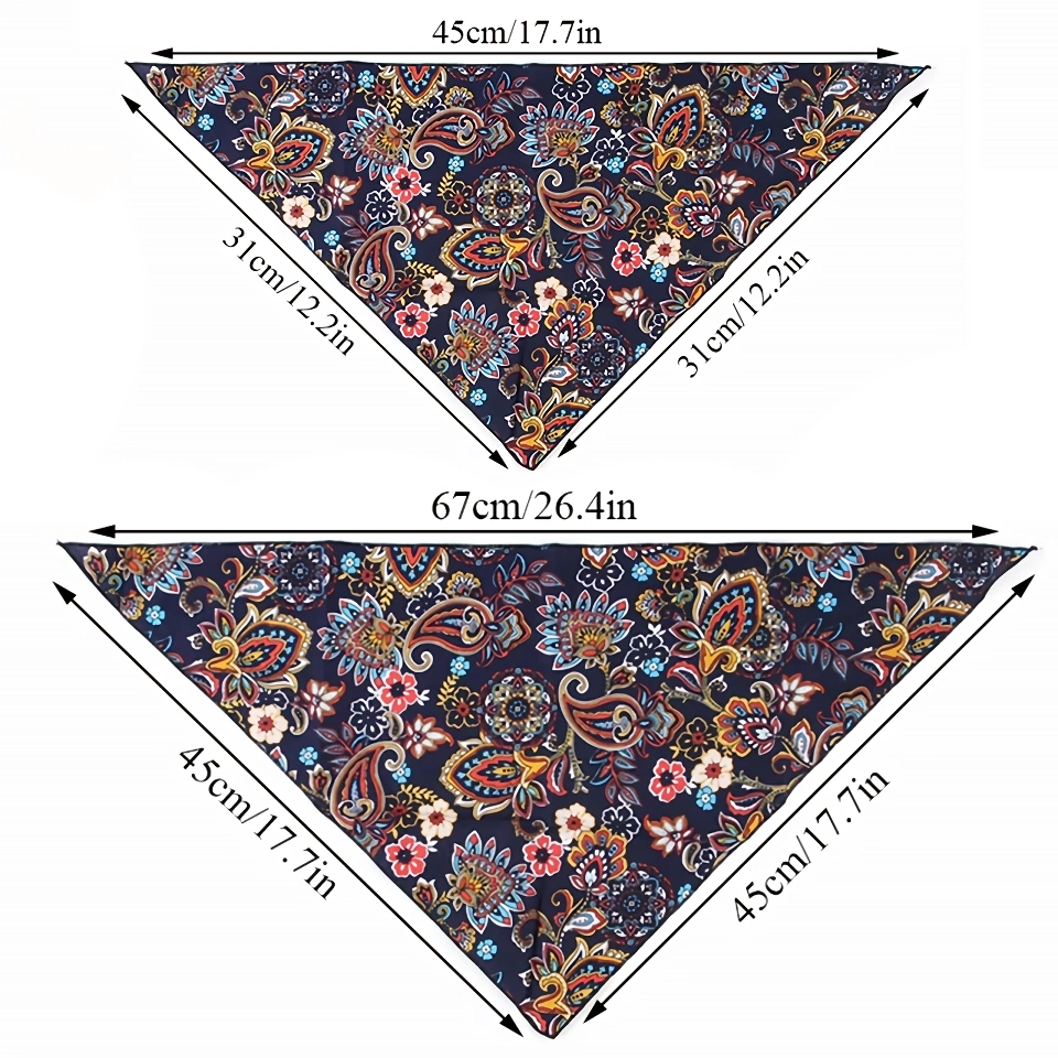 Wine Blue Bandana