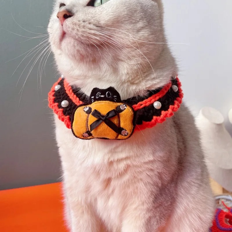 Halloween Ghost Pet Scarf - Image 2