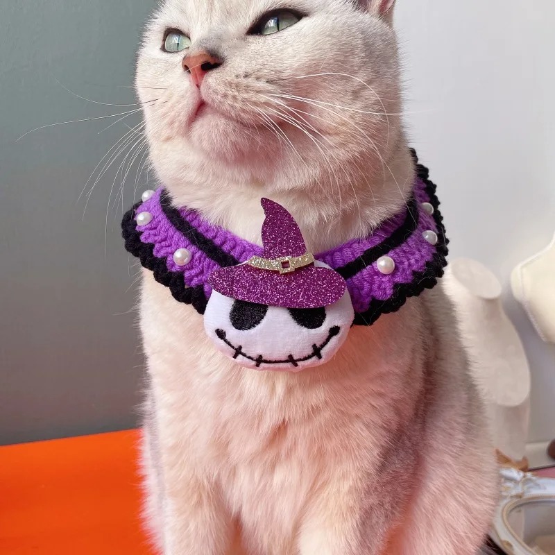Halloween Ghost Pet Scarf