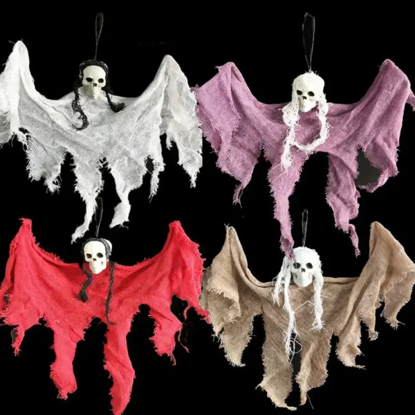 Hanging Skull Head Halloween Ornaments