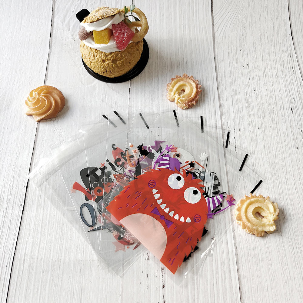 100 Pcs Halloween Candy Bags - Image 3