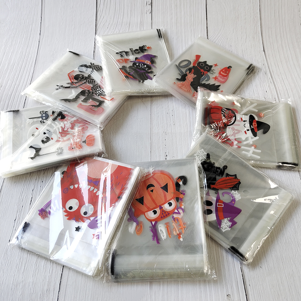 100 Pcs Halloween Candy Bags - Image 5