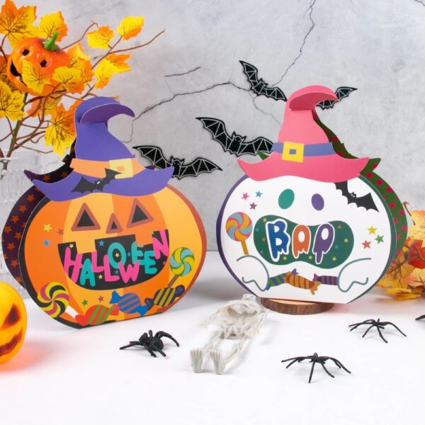 Halloween Pumpkin Shaped Gift Boxes