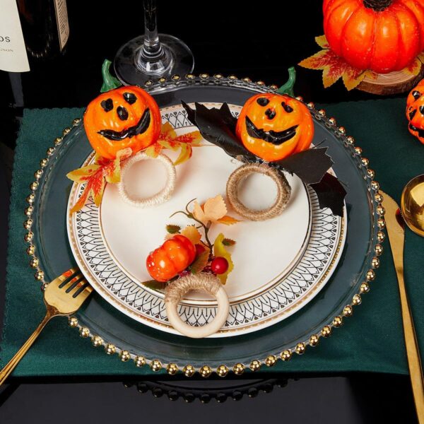 Halloween Pumpkin Napkin Rings
