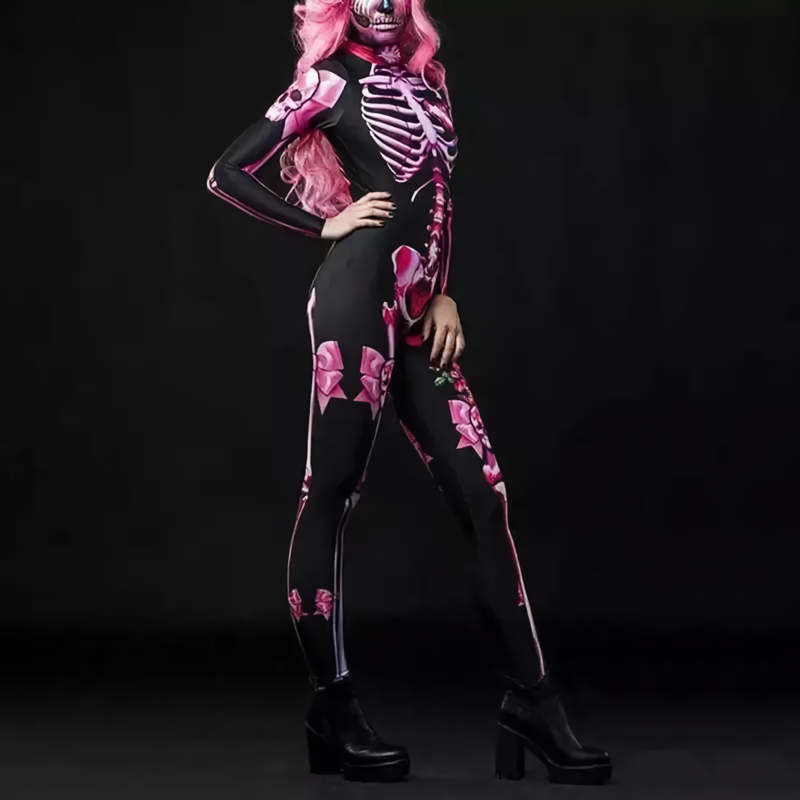 Rose Skeleton Halloween Costume - Image 4