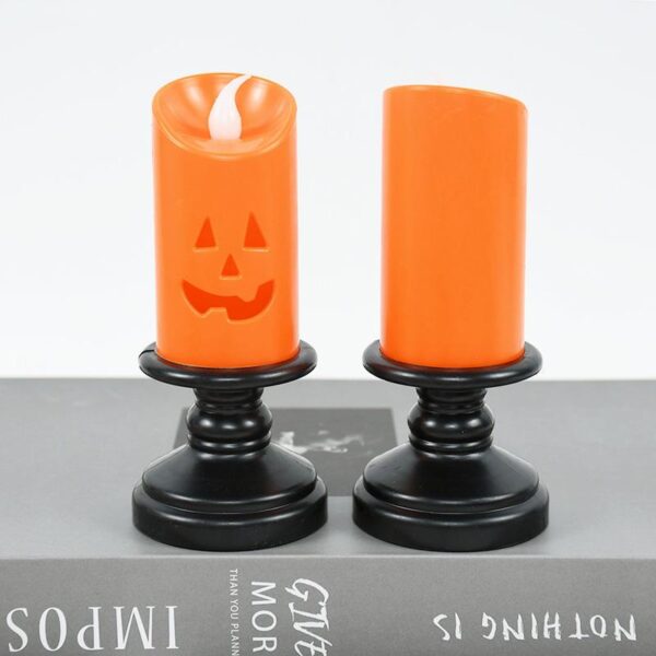 LED Halloween Pumpkin Candle Lamp