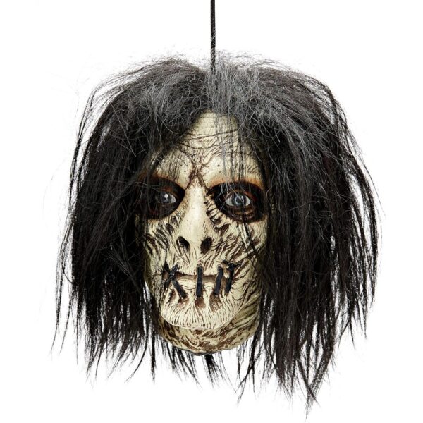 13" Hanging Head Halloween Decoration