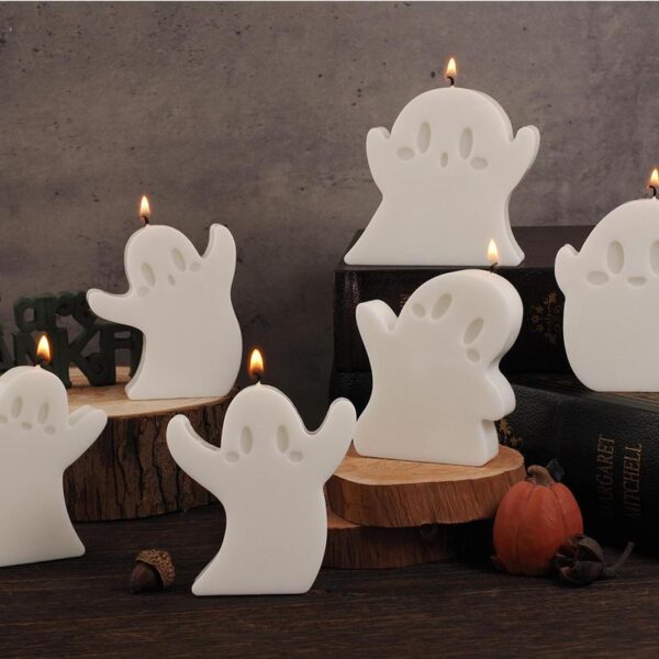 6pcs Halloween Ghost Silicone Mold Set