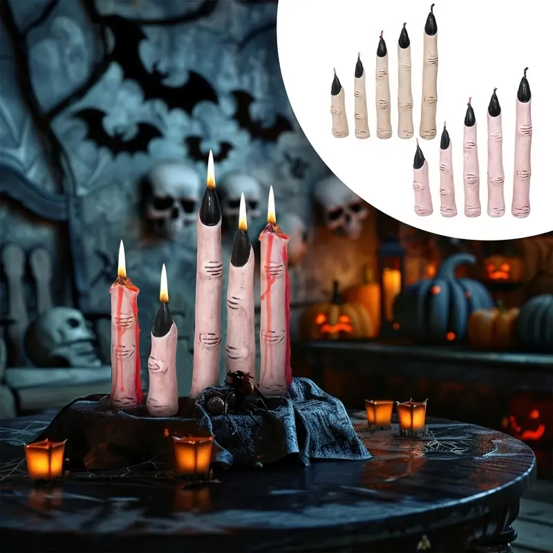 Halloween Witch Finger Candles - Image 3