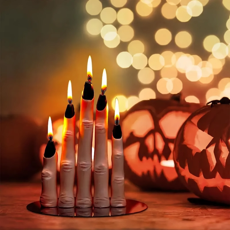 Halloween Witch Finger Candles - Image 2