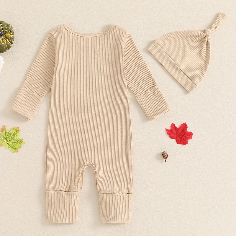 Baby Boys Halloween Romper with Hat - Image 3