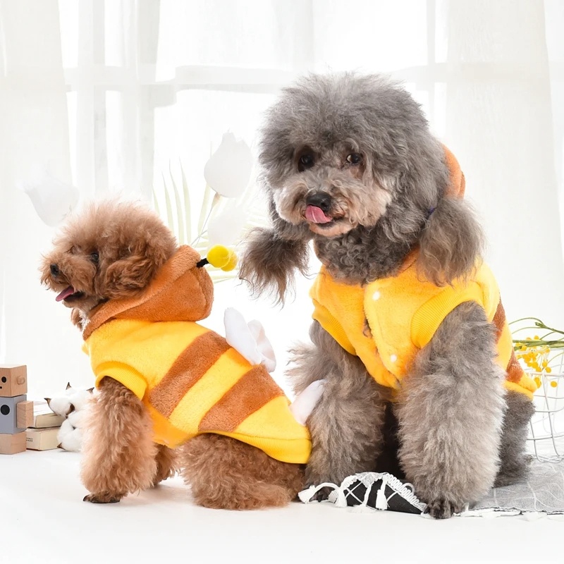 Yellow Bee Dog Jacket - Image 3