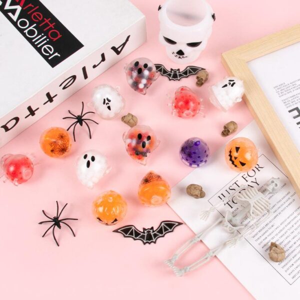 Halloween Bead Ball Pinch Toys