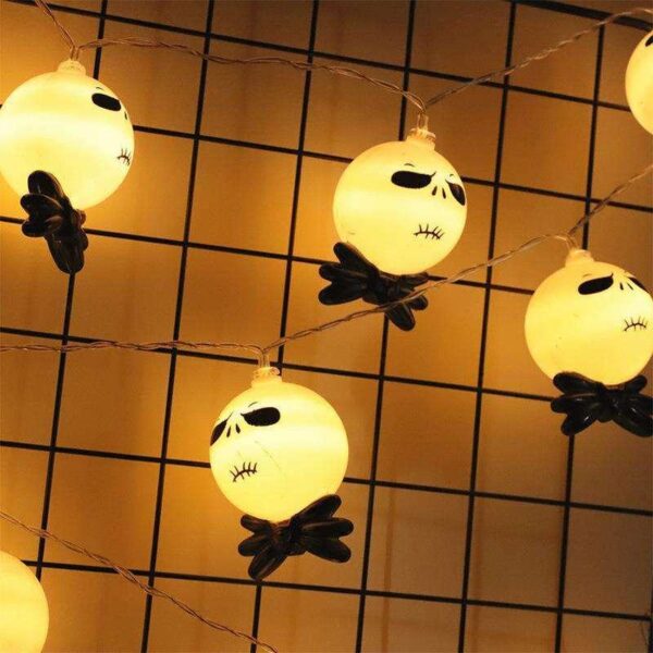 Halloween Ghost Head String Lights
