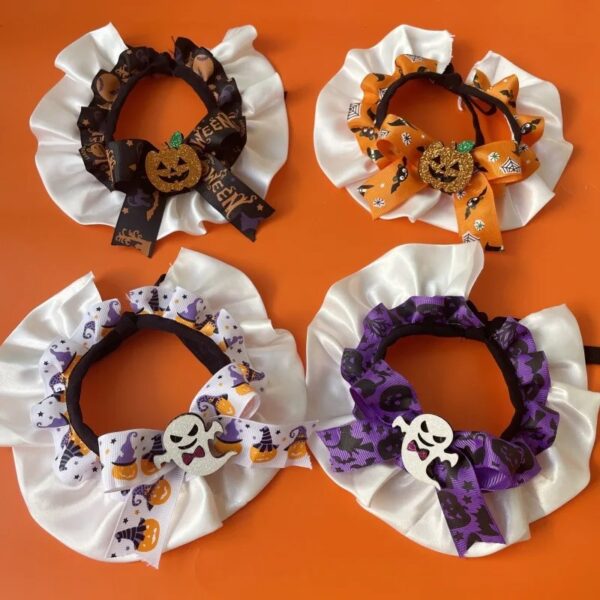 Halloween Pumpkin Pet Collar