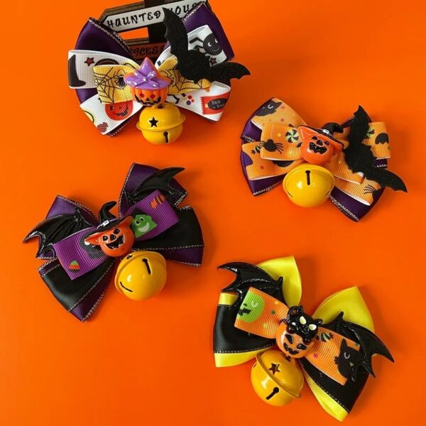 Halloween Pet Bow Tie with Bell