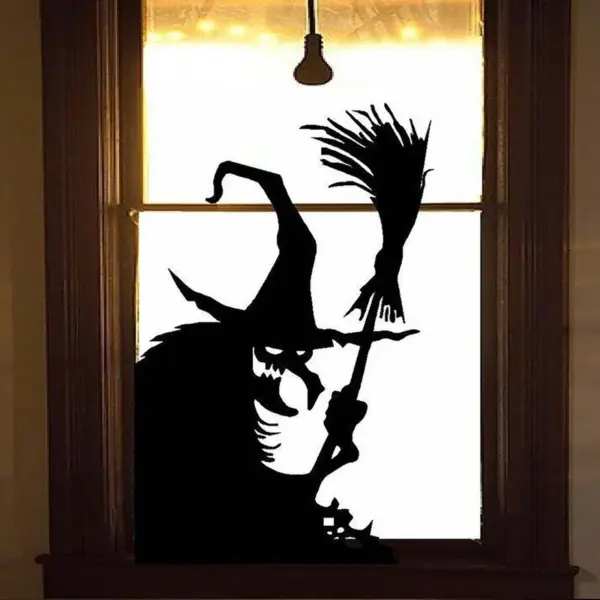 Spooky Halloween Window Door Stickers