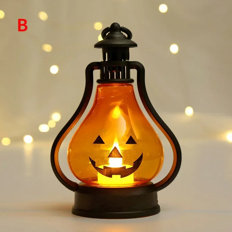Portable Pumpkin Ghost LED Lantern - Image 6