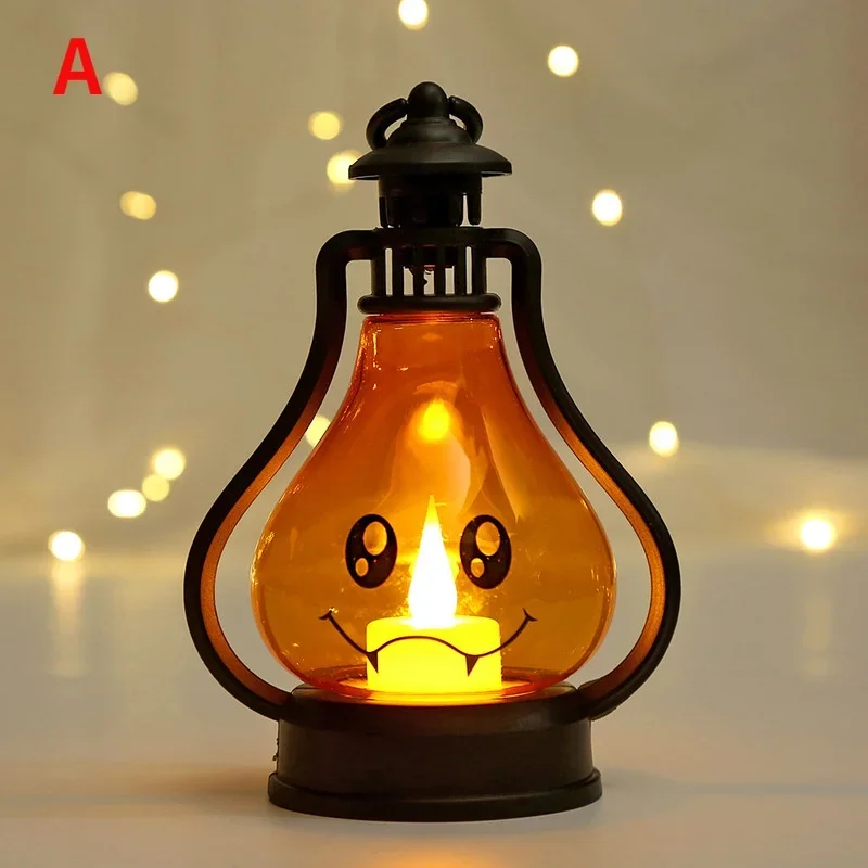 Portable Pumpkin Ghost LED Lantern - Image 5